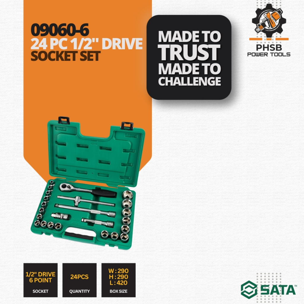 SATA TOOLS | 09060-6 SATA 24PC 1/2