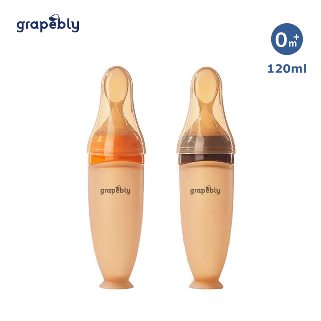 Grapebly Baby Silicone Food Feeder 120ml / 4oz - For Puree | Shopee ...