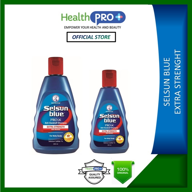 Selsun Blue (RED) Medicated With Menthol (120 ML / 200 ML) | Shopee ...