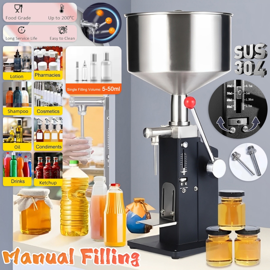 Manual Paste Liquid Filling Machine Gel Paste Filling Machine Hand ...