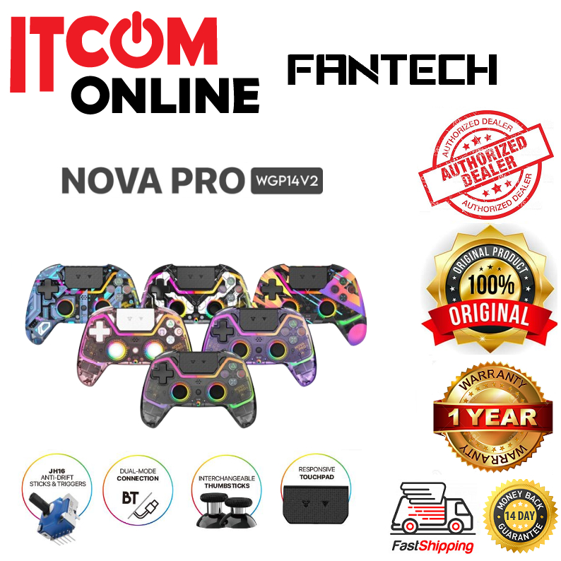 FANTECH NOVA VERSION 2 DUAL MODE MULTI-PLATFROM BLUETOOTH WIRELESS ...