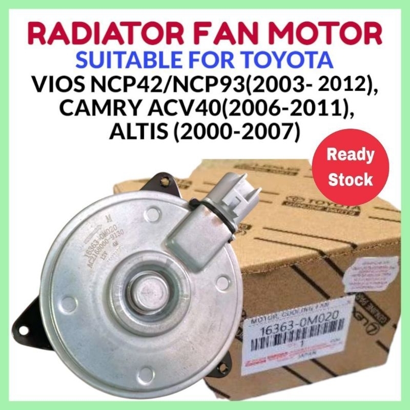TOYOTA VIOS NCP42 NCP93 (2003-2012), CAMRY ACV40 (2006-2011), ALTIS ...
