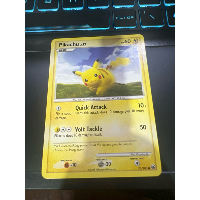 Pokemon Tcg - Pikachu 70/100 | Shopee Malaysia