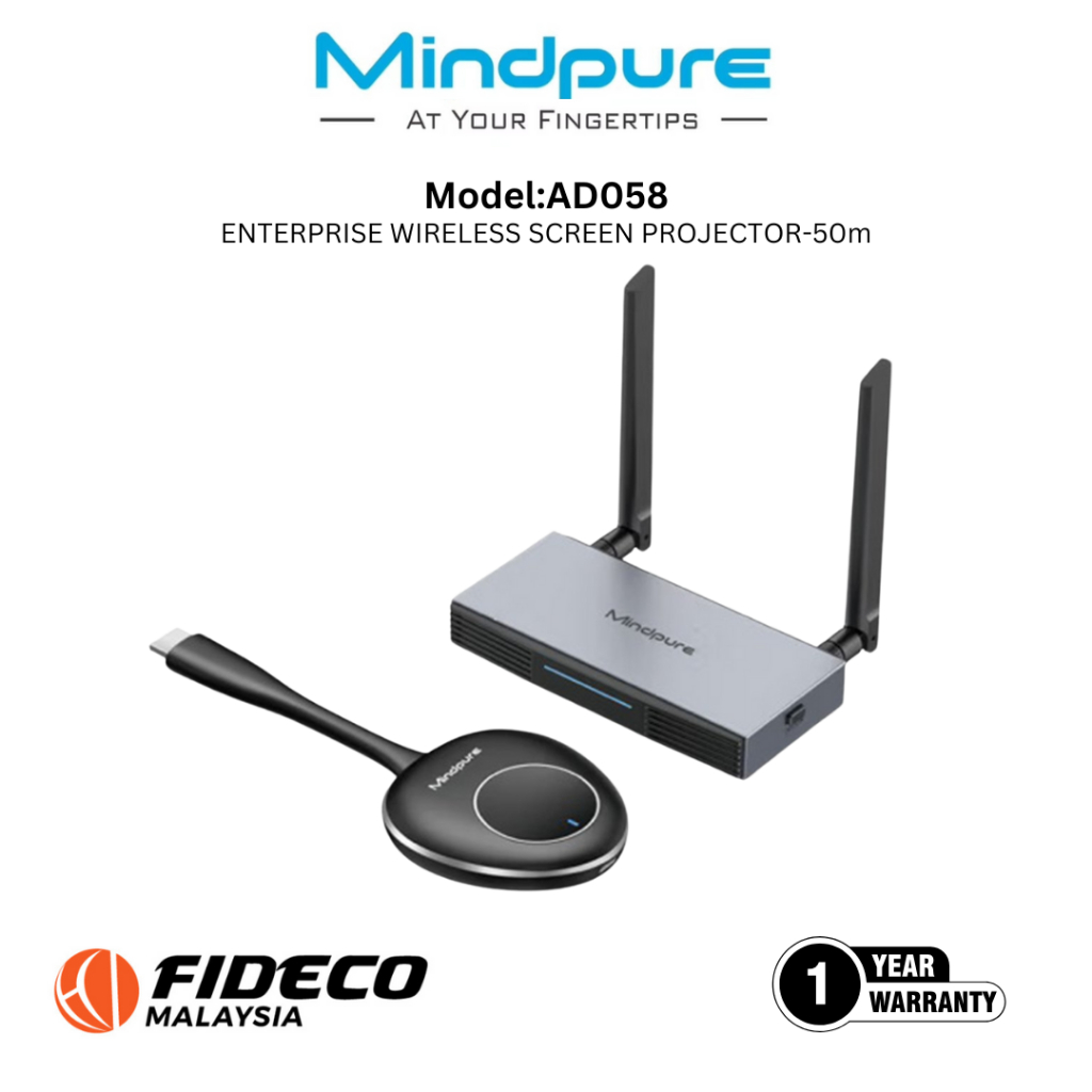 Mindpure AD058 50m Wireless Video Transmitter Receiver Extender HDMI ...