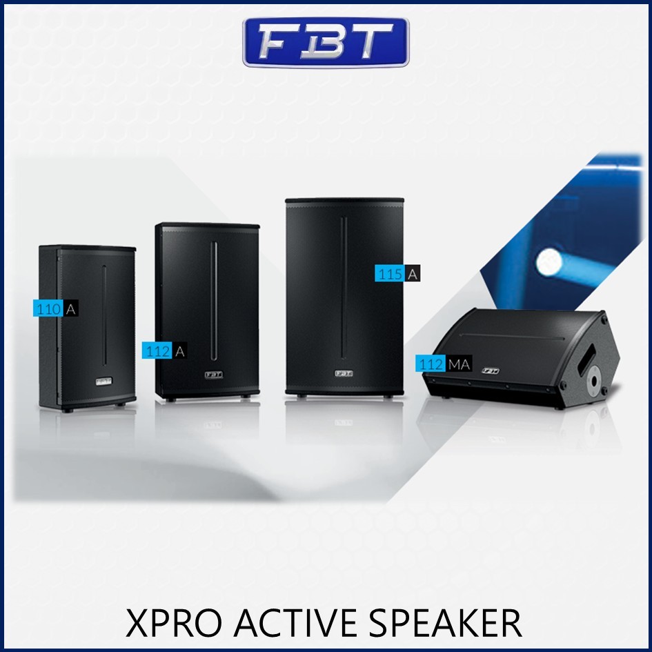 FBT XPRO / X-PRO 2-Ways Processed Active Speaker With Bluetooth 5.0 ...