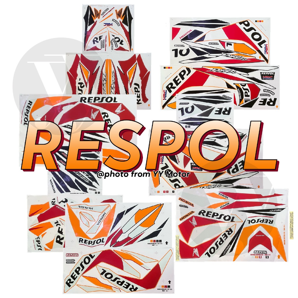 Honda Repsol Series (1)(2)(3)(4)(8)(9)(10) vario wave dash rs150 ...