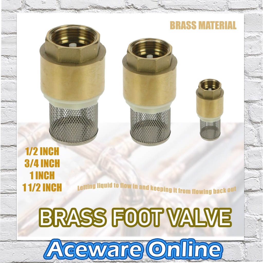 Pump Inlet Filter BE-TOOL 1" Brass Check Valve Non Return Spring Foot Valve For Pump (Pack Of 1 - View #5