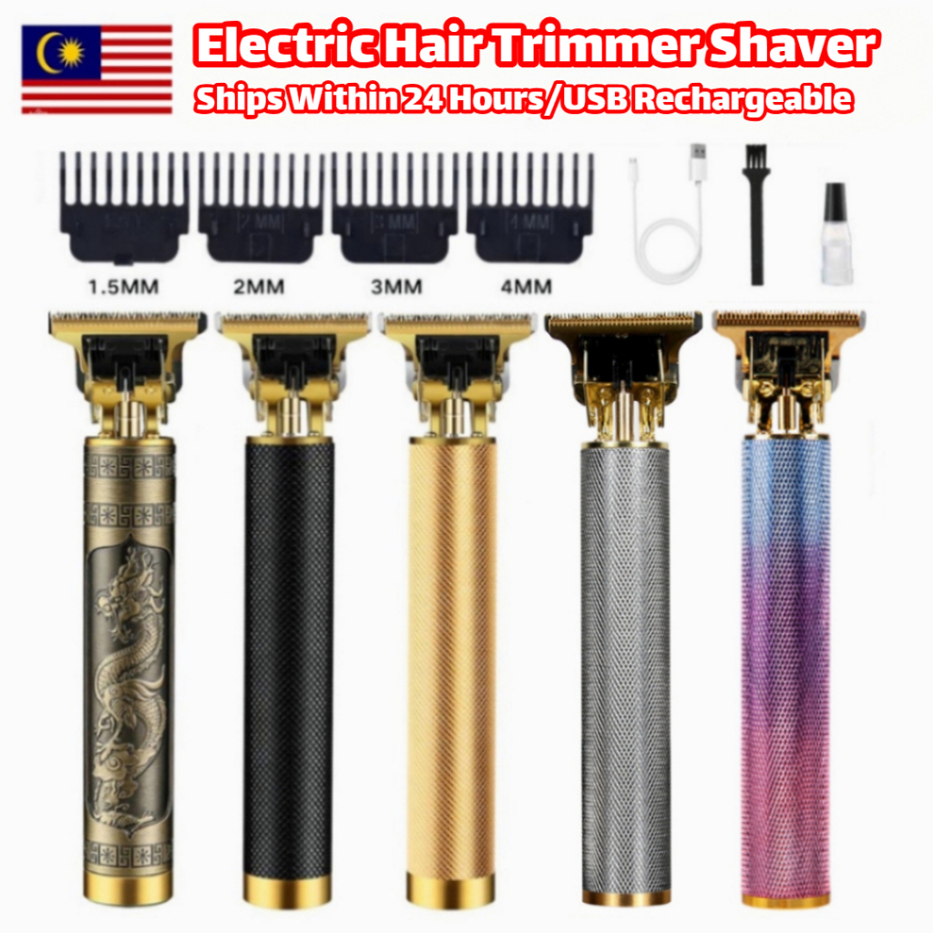 💇‍♂️Electric Hair Trimmer Clipper Cordless USB Rechargeable Mustache ...
