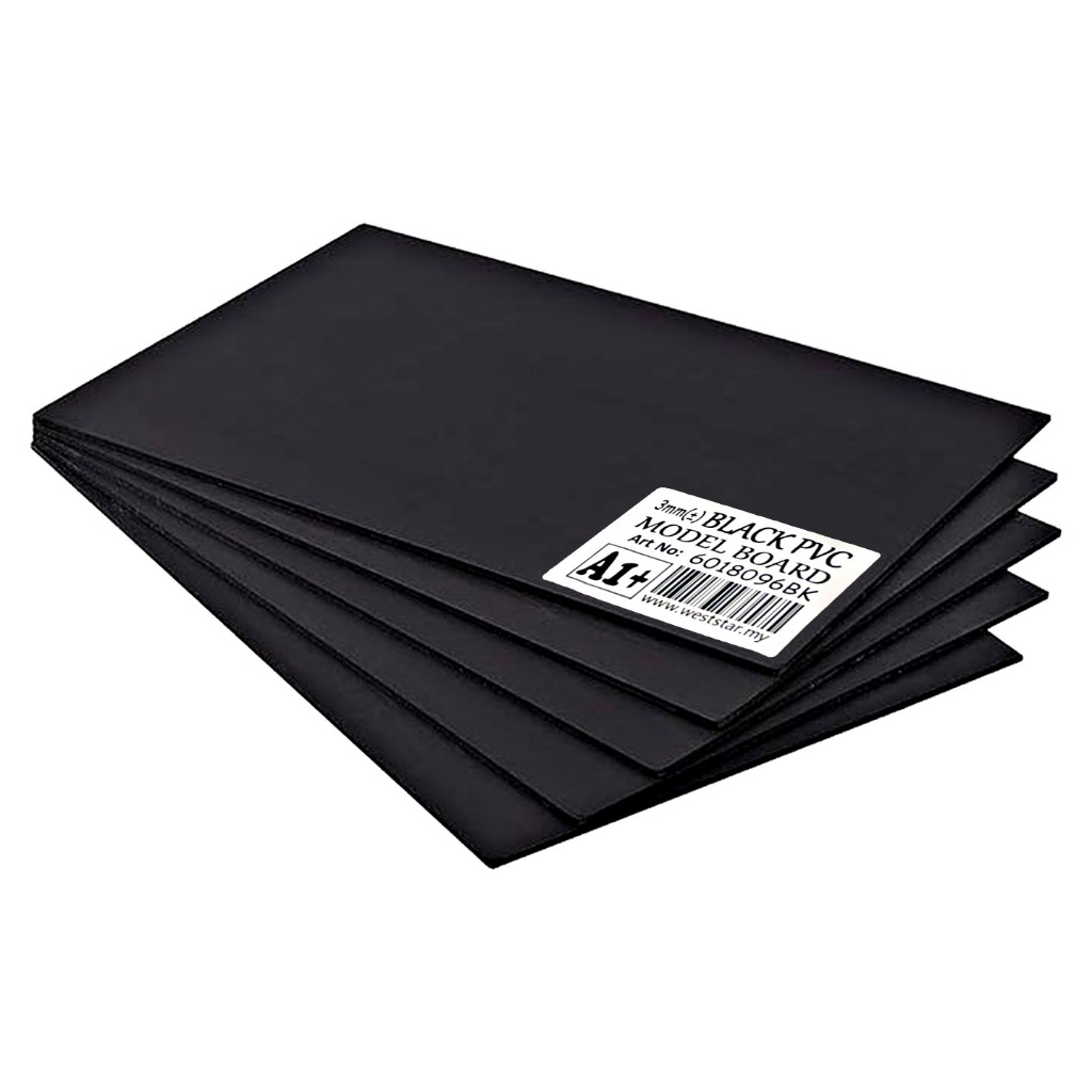 [WESTSTAR] A1, A2 BLACK PVC Modelling board for Architectural Model ...