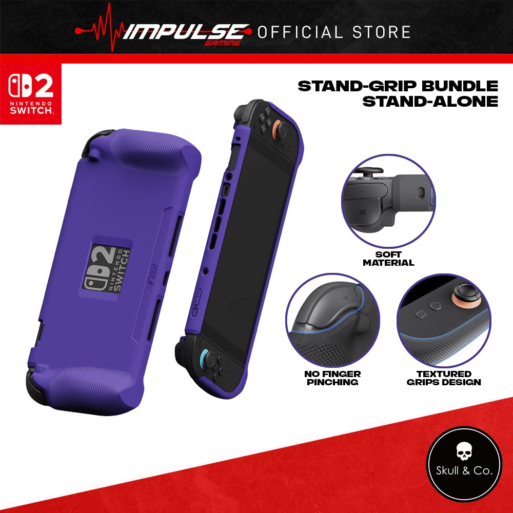 Skull & Co NSW2 Nintendo Switch 2 Standgrip Series - (Bundle, Standgrip ...