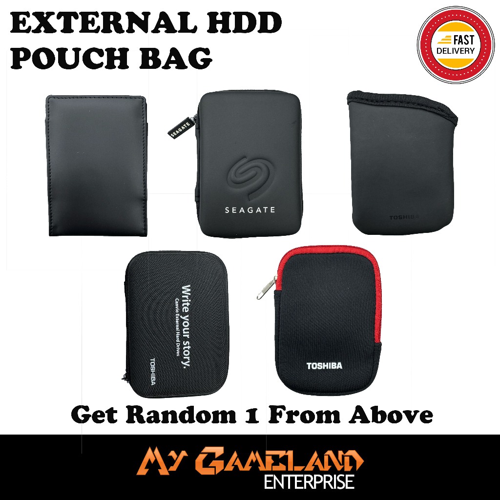 Toshiba / Seagate / OEM External HDD Storage Pouch Bag (BRAND NEW ...