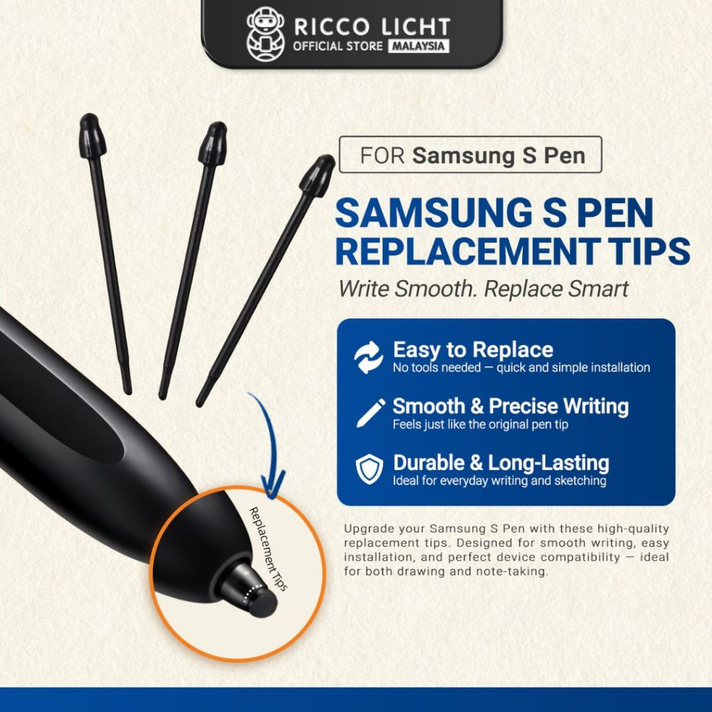 Stylus Pen Samsung Galaxy Tab S Pen Tip Nib Original For S6 Lite