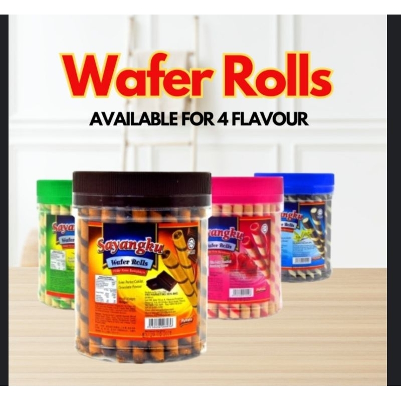 [VIKI] SAYANGKU WAFER CREAM ROLL 500G (HALAL) | Shopee Malaysia