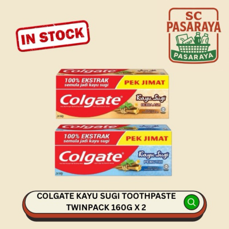 COLGATE KAYU SUGI TOOTHPASTE TWINPACK 160G X 2 | Shopee Malaysia