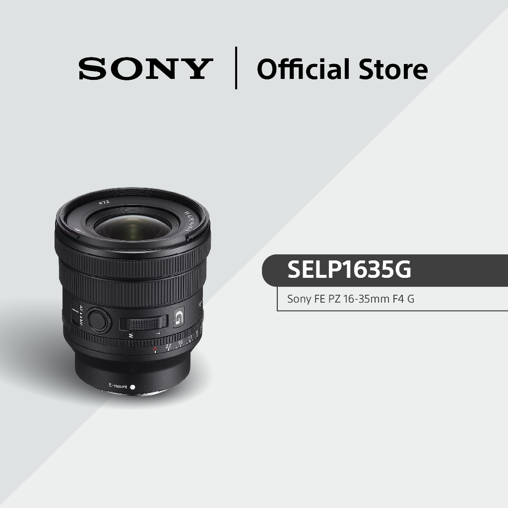 Sony FE PZ 16-35mm F4 G | G Series | Wide-Angle Power Zoom Lens