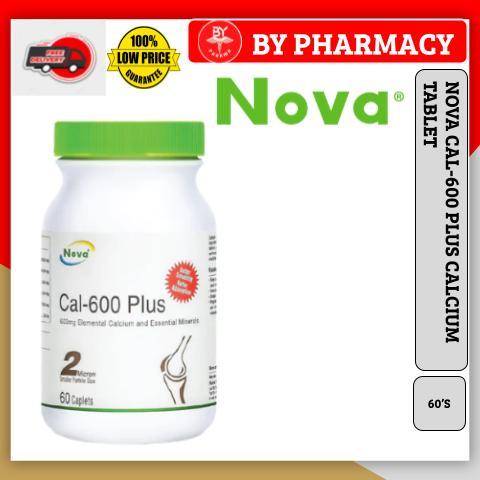 NOVA CAL-600 PLUS CALCIUM TABLET 60'S | Shopee Malaysia