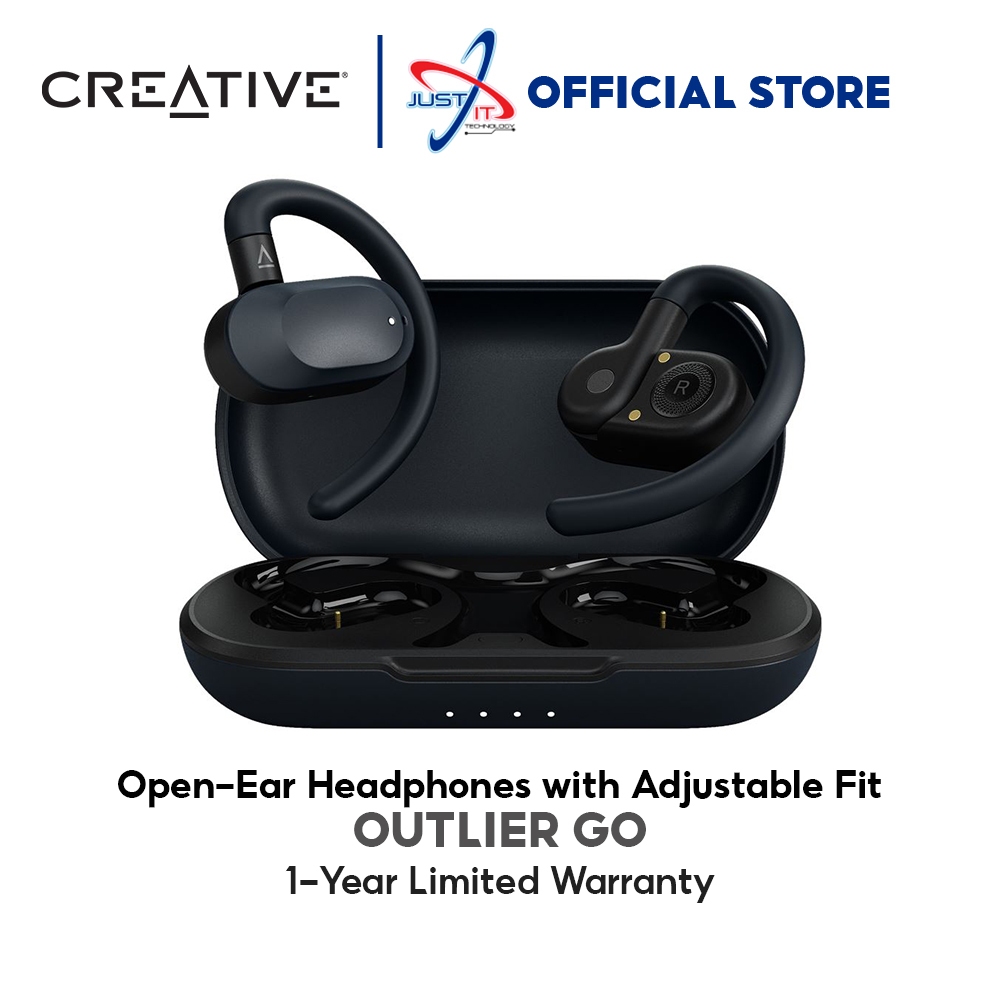 CREATIVE OUTLIER GO OPEN-EAR HEADPHONES WITH ADJUSTABLE FIT | Shopee ...