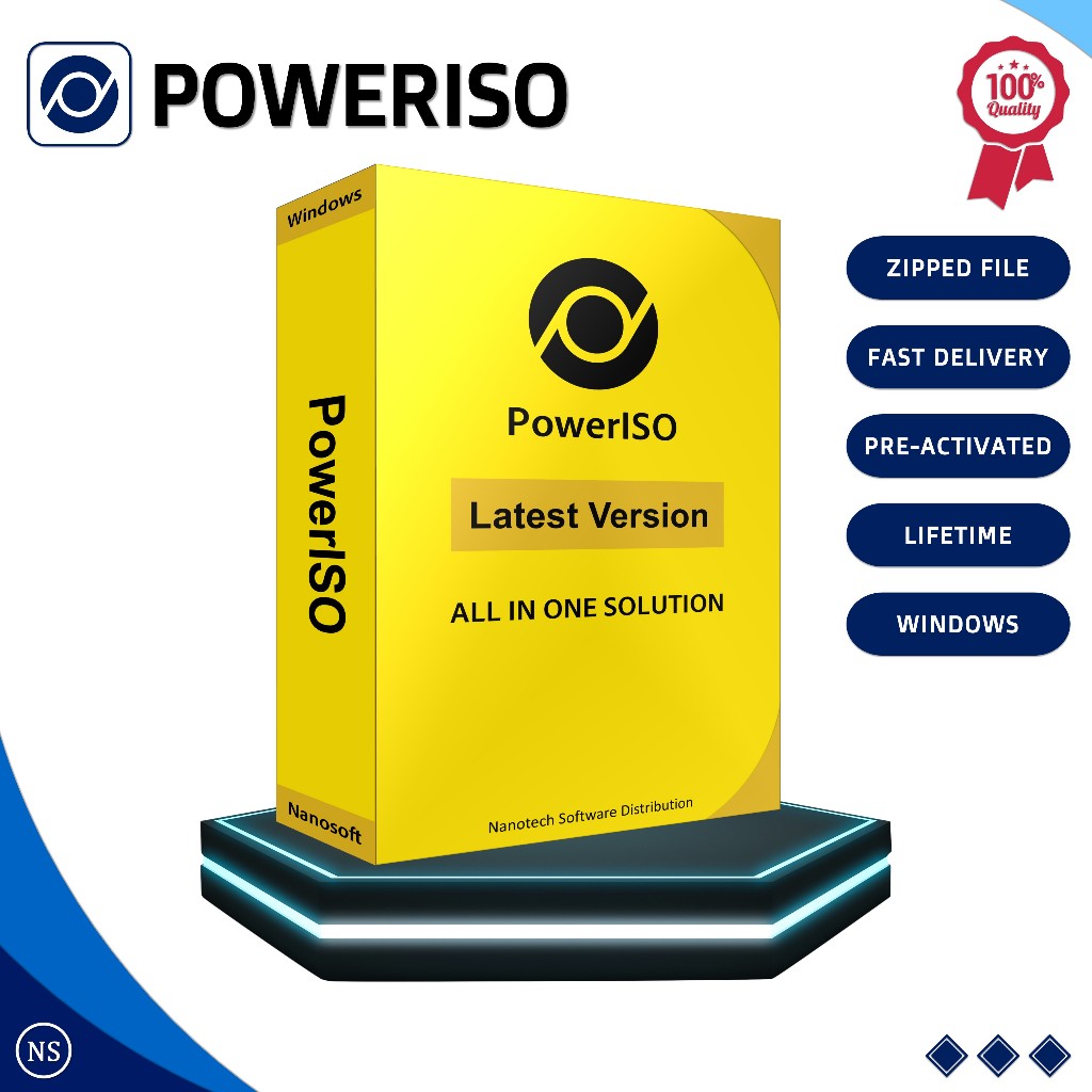 PowerISO | Licensed | Latest Version | Shopee Malaysia
