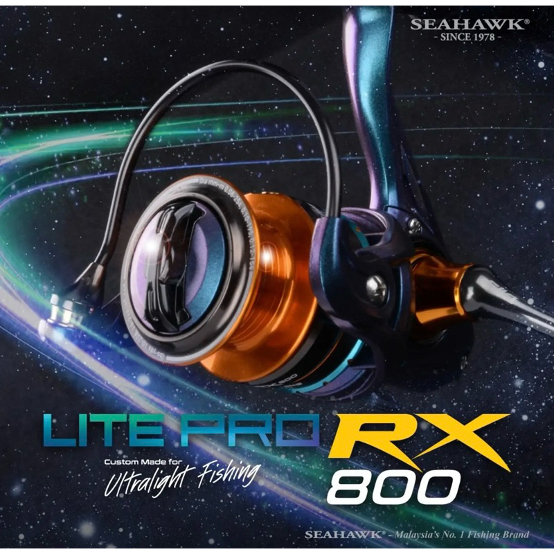 SEAHAWK LITE PRO RX 800 SPINNING FISHING REEL | Shopee Malaysia