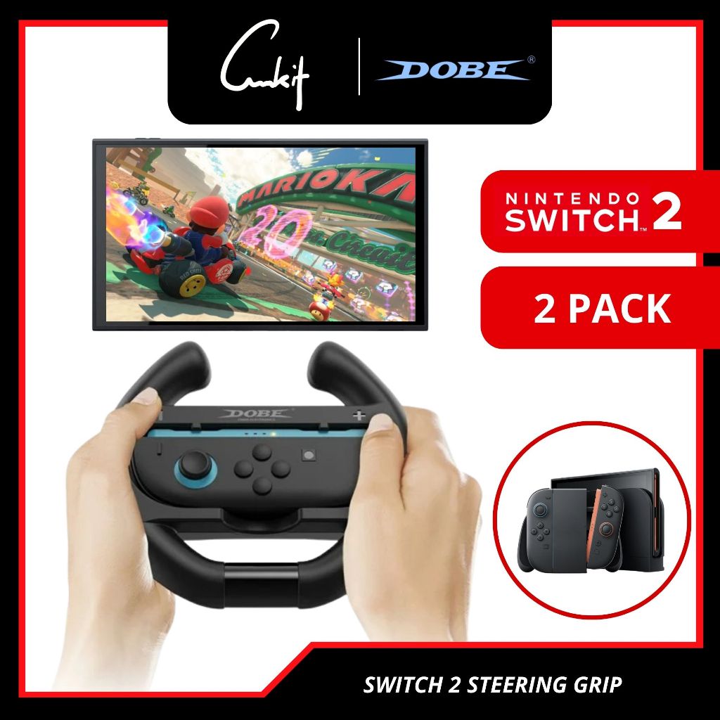 04.04 SALE 】DOBE Racing Steering Wheel For Nintendo Switch 2 Racing ...