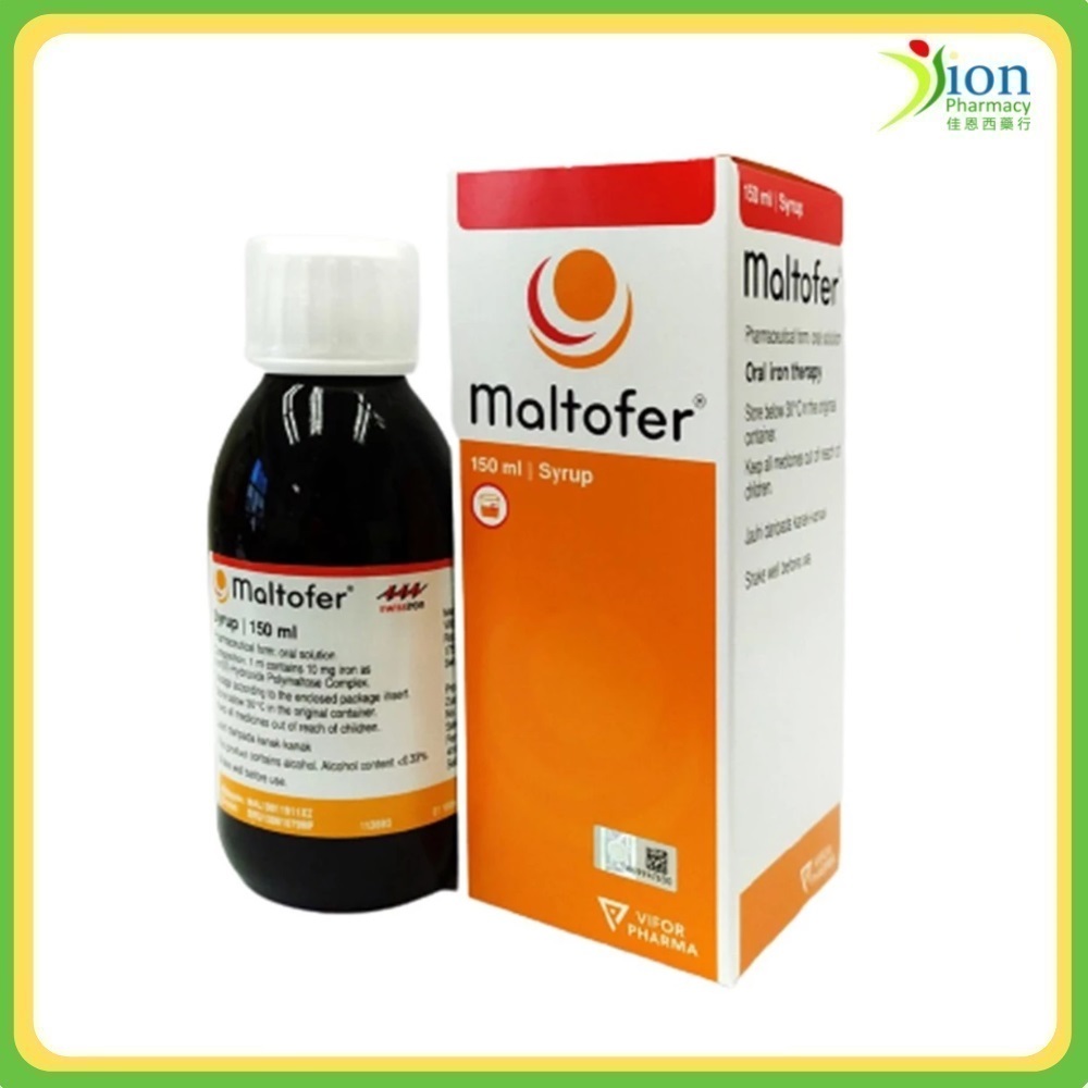 MALTOFER IRON SYRUP 150ML (FOR IRON DEFICIENCY) | Shopee Malaysia