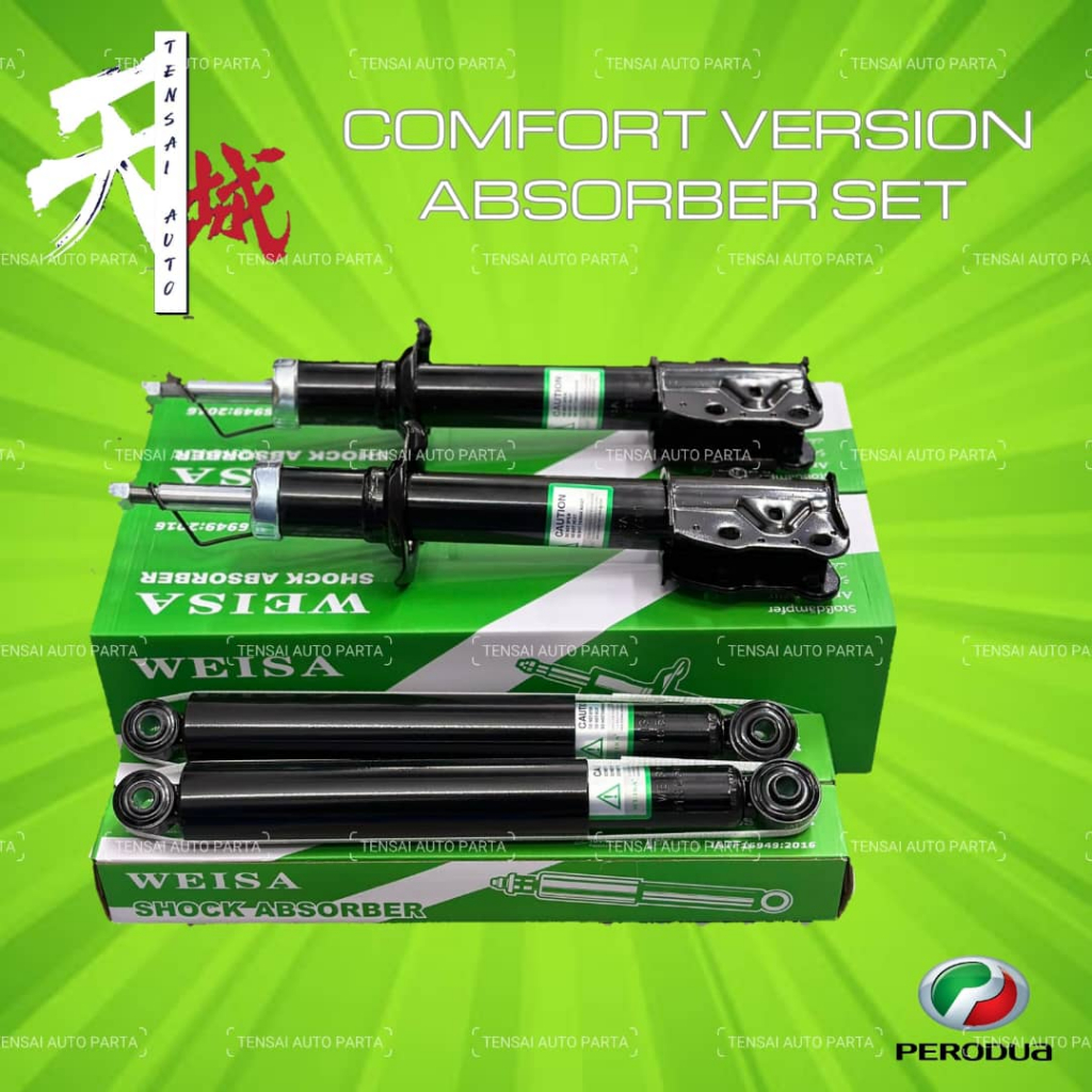 WEISA ABSORBER SET PACKAGE - MYVI 1.3 MYVI LAGIBEST 1.3 MYVI IKON ...
