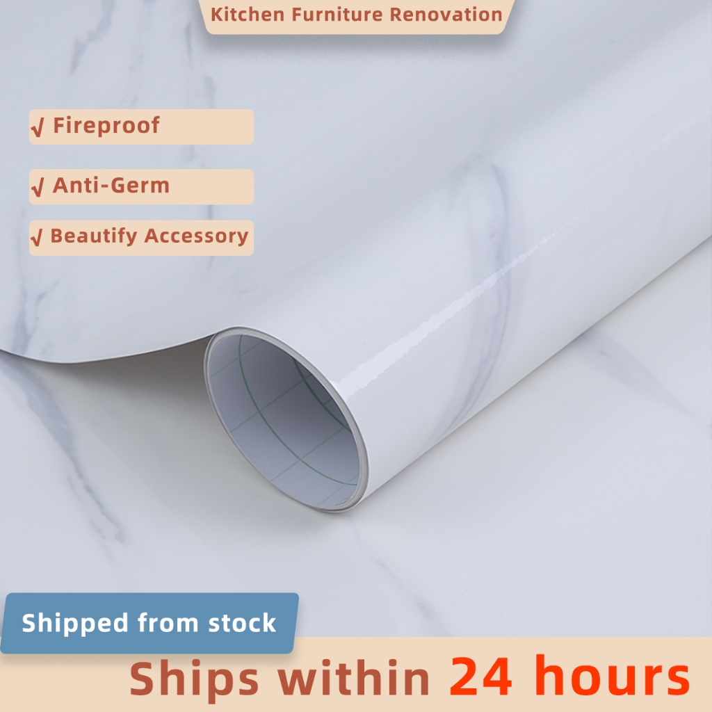 Self Adhesive Marble Wallpaper Sticker Vinyl Furniture Sticker ...