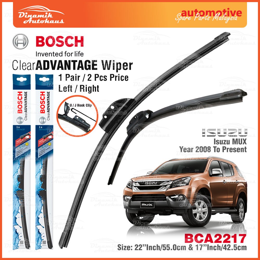 Left Car &amp; Truck Light Bars 22 In Item 2 Bosch BEAM Wiper Blades 22 Quot 22 Quot Set Clear Advantage For A 504336