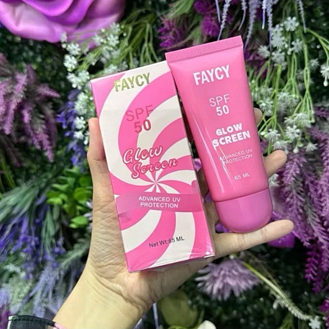 FAYCY BEAUTY SPF50 SUNSCREEN GLOW SCREEN 65ML 💯ORIGINAL HQ | Shopee ...