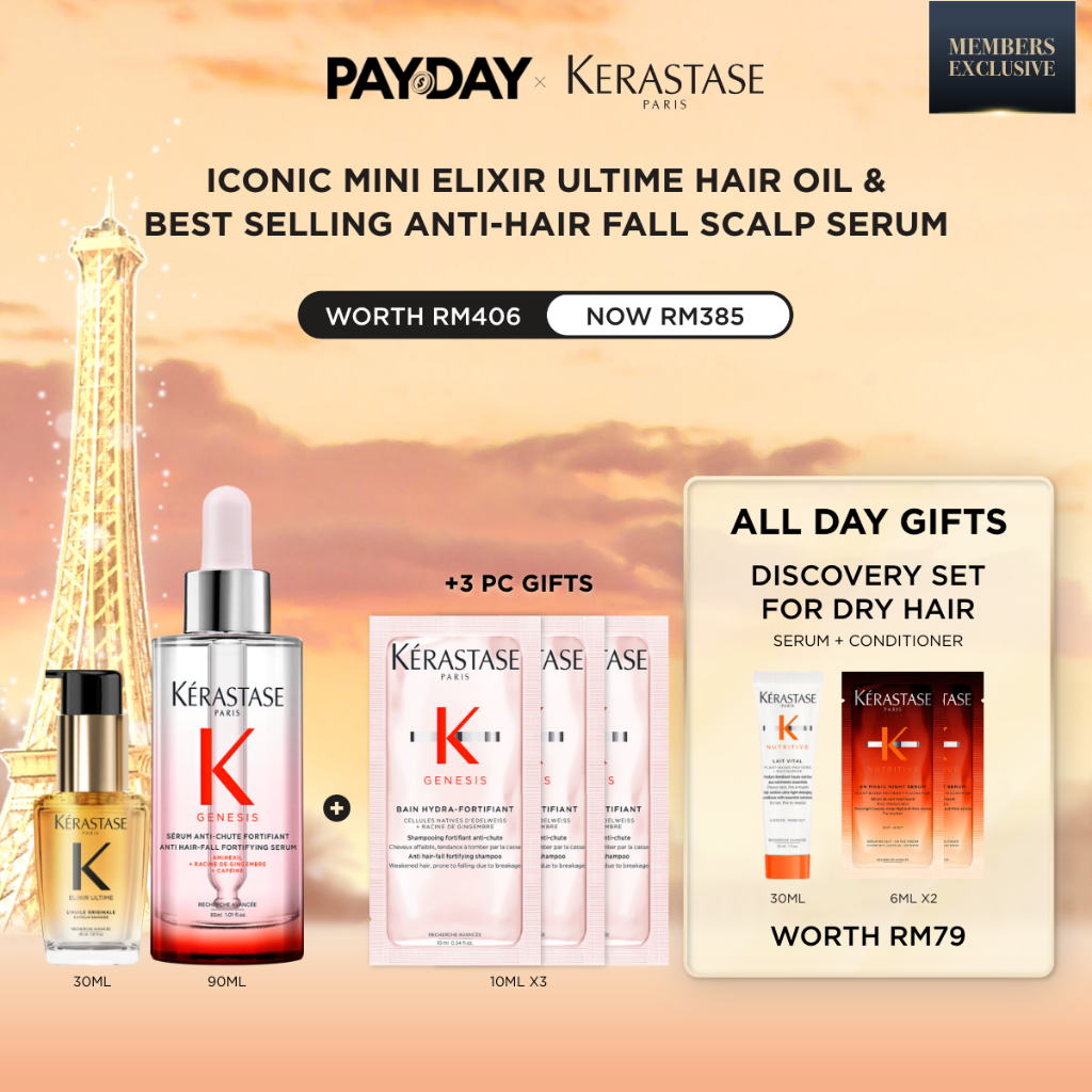 [FROM 24 MAY, 8PM] KERASTASE Genesis Fortifiant Hair Serum 90ml ...