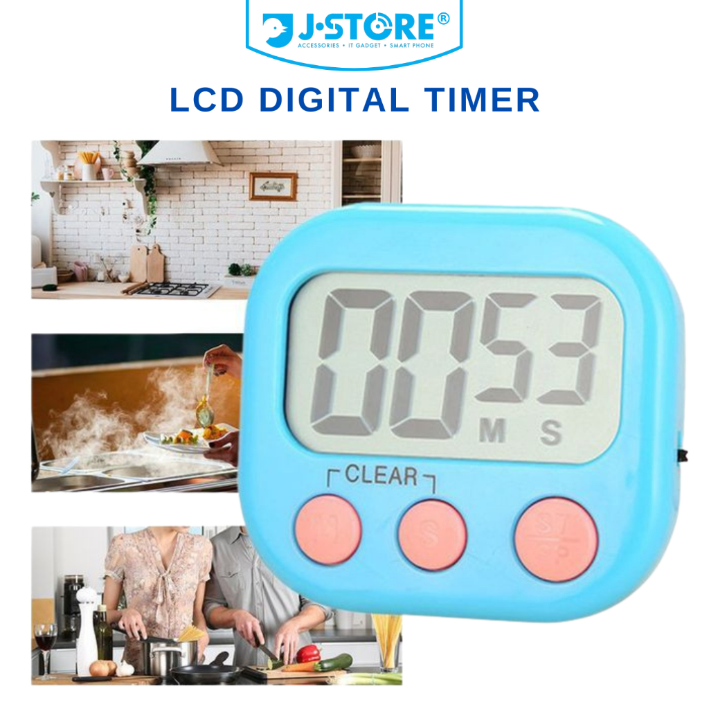 [READY STOCK] [MALAYSIA SELLER] Large LCD Digital Kitchen Cooking Timer ...