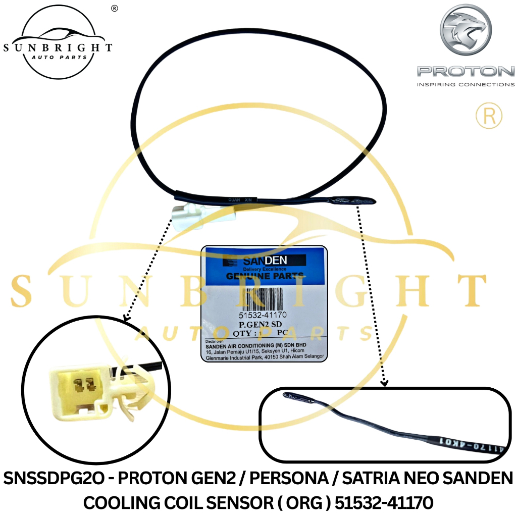 PROTON GEN2 / PERSONA / SATRIA NEO SANDEN COOLING COIL SENSOR ( ORG ...