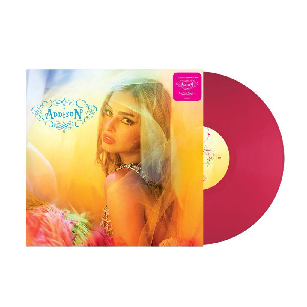 Addison Rae - Addison (Opaque Magenta vinyl) | Shopee Malaysia