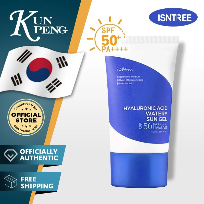 Isntree Hyaluronic Acid Watery Sun Gel Sunscreen Airy Sun Stick SPF50 ...