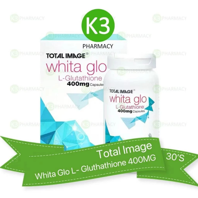 total image whita glo l glutathione Total Image Whita Glo L-Glutathione Whitening Supplement (400mg x 30  Capsules) EXPIRY:2027