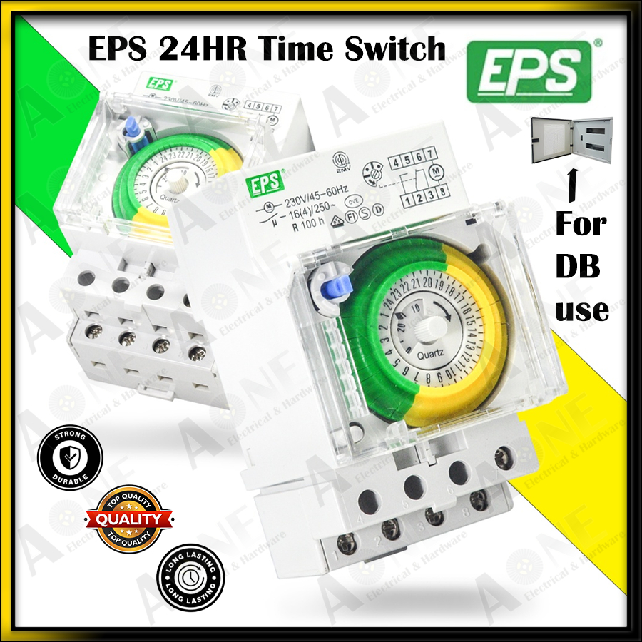 HAGER EHN711/EH711, DLX LK711, EPS ET-24HR - 24 Hours Timer Switch ...