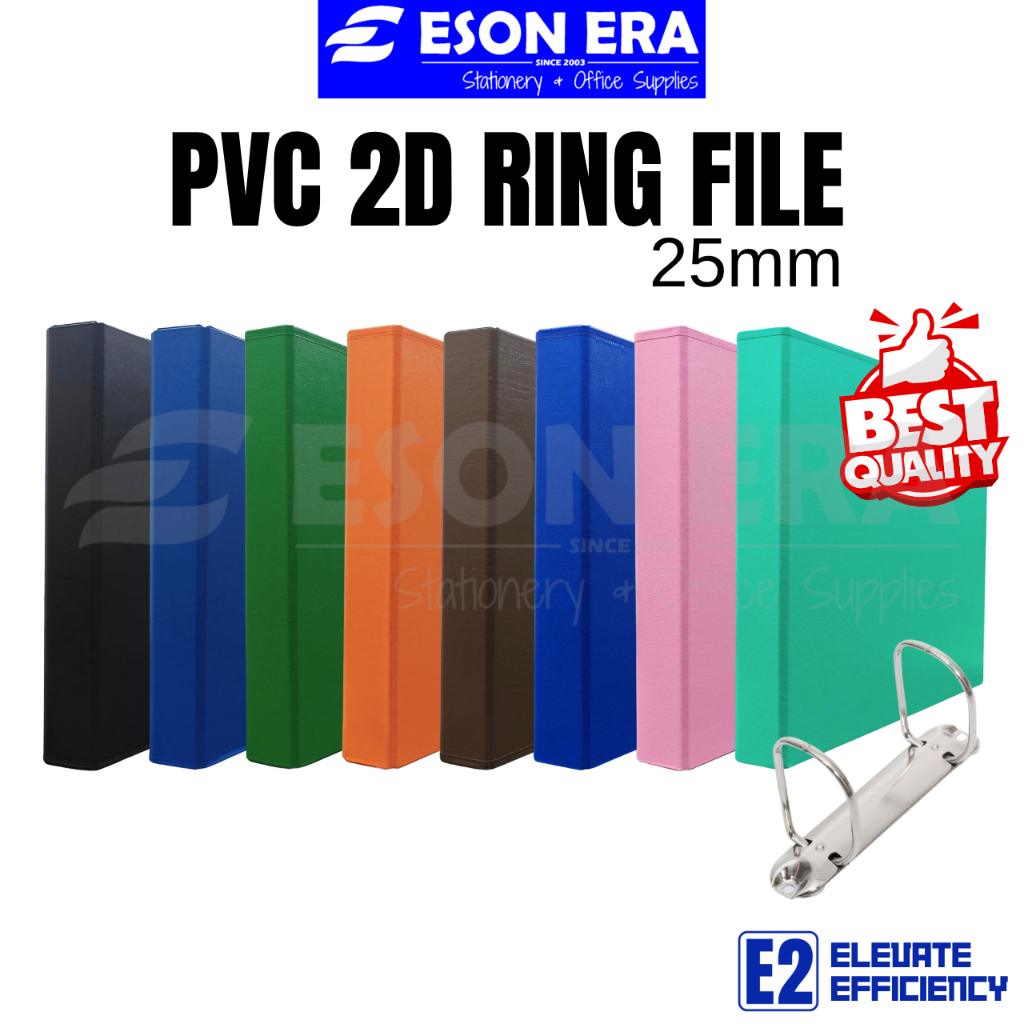 E2 2D PVC Ring File 25mm A4 High Quality Fail | Shopee Malaysia