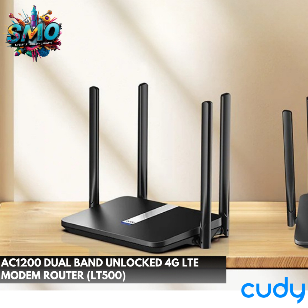 Cudy AC1200 Dual Band Unlocked 4G LTE Modem Router (LT500) | Shopee ...