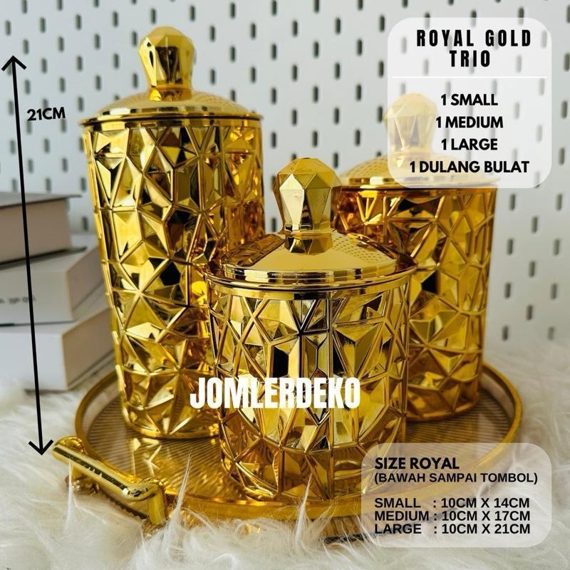 Bekas Kuih Raya Acrylic Gold Premium Raya 2026 | Kedap Udara | Bekas ...