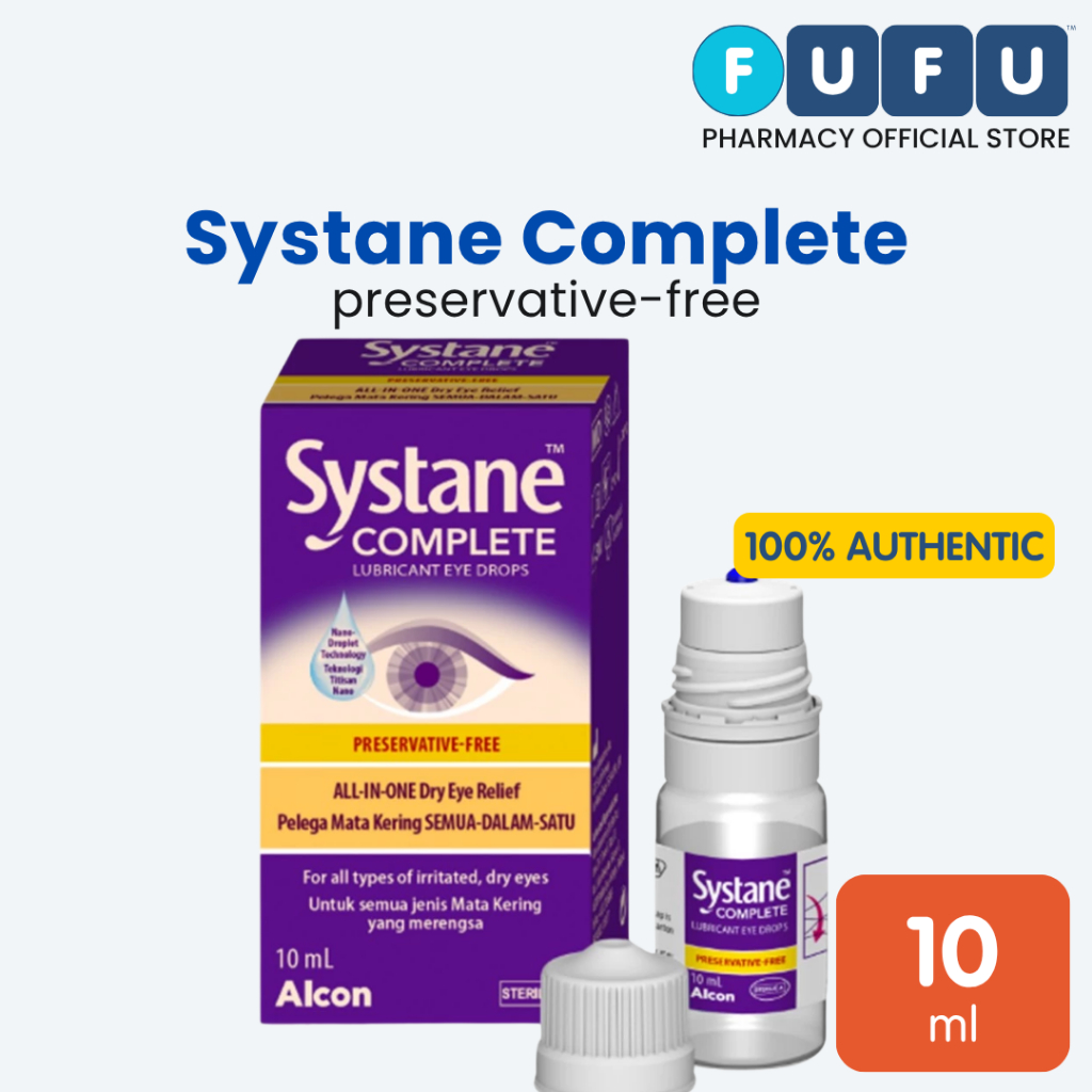 Systane Complete Preservative-Free Eye Drops 10ml | Shopee Malaysia