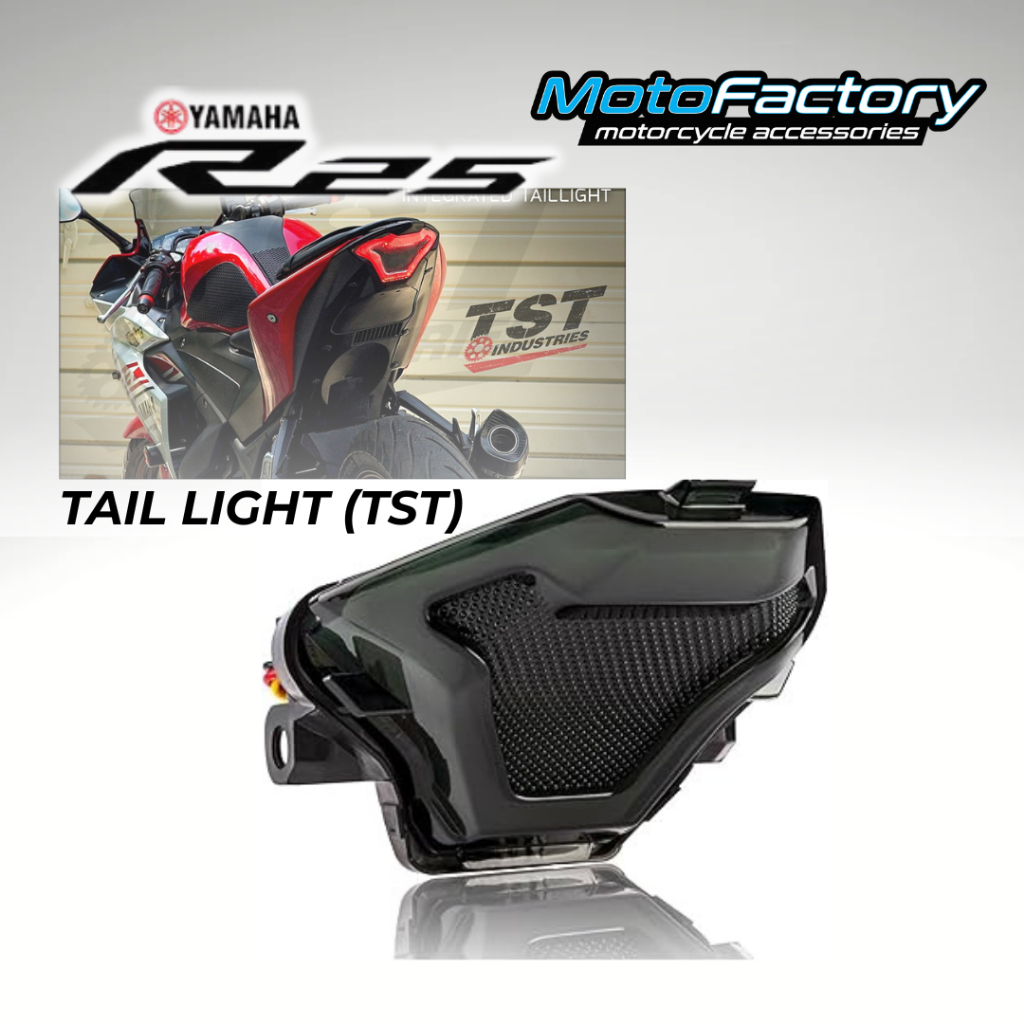 YAMAHA YZF R25 V1/V2 YZF R3 MT07 TAIL LAMP LED INTEGRATED LIGHT (TST ...