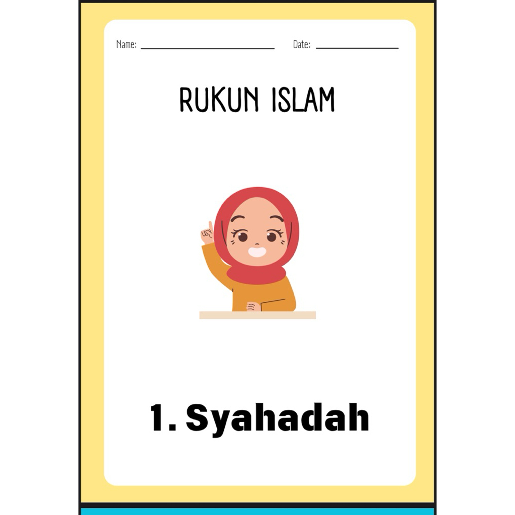 PDF FAIL Aktiviti Latihan Menulis Rukun Islam & Rukun Iman-32 Pages ...