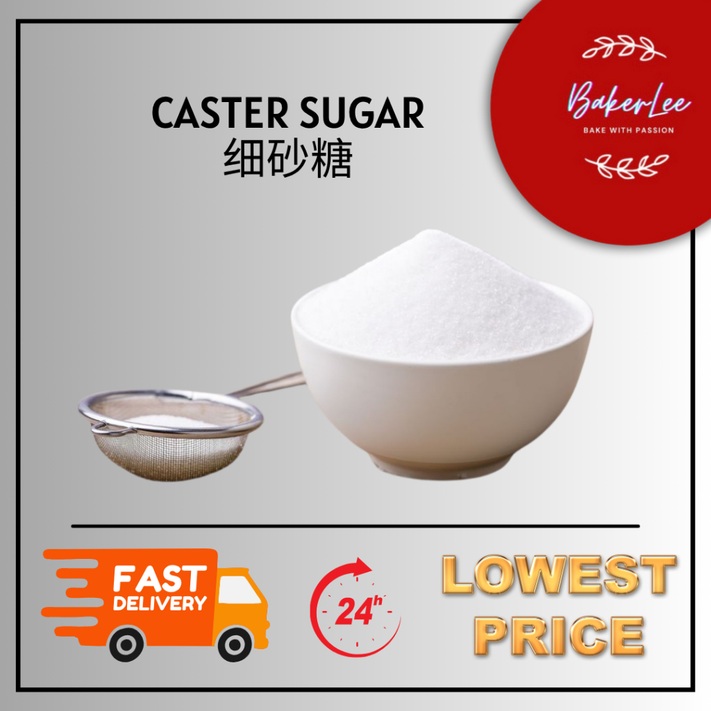 CASTER SUGAR | GULA CASTOR | 幼白砂糖细砂糖 PREMIUM QUALITY | Shopee Malaysia