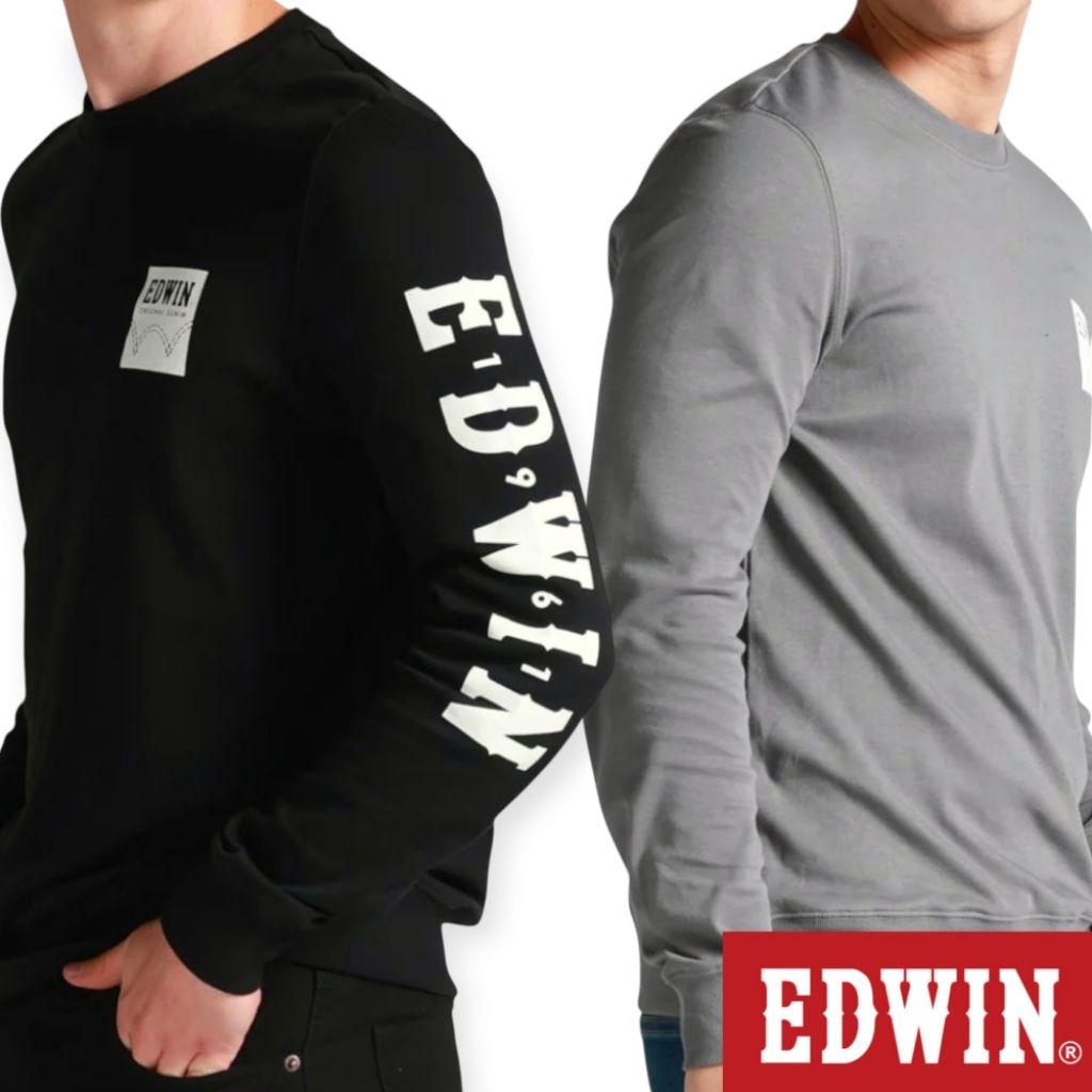 Original EDWIN Men's graphic Long t shirt 7488 1937 | Shopee Malaysia
