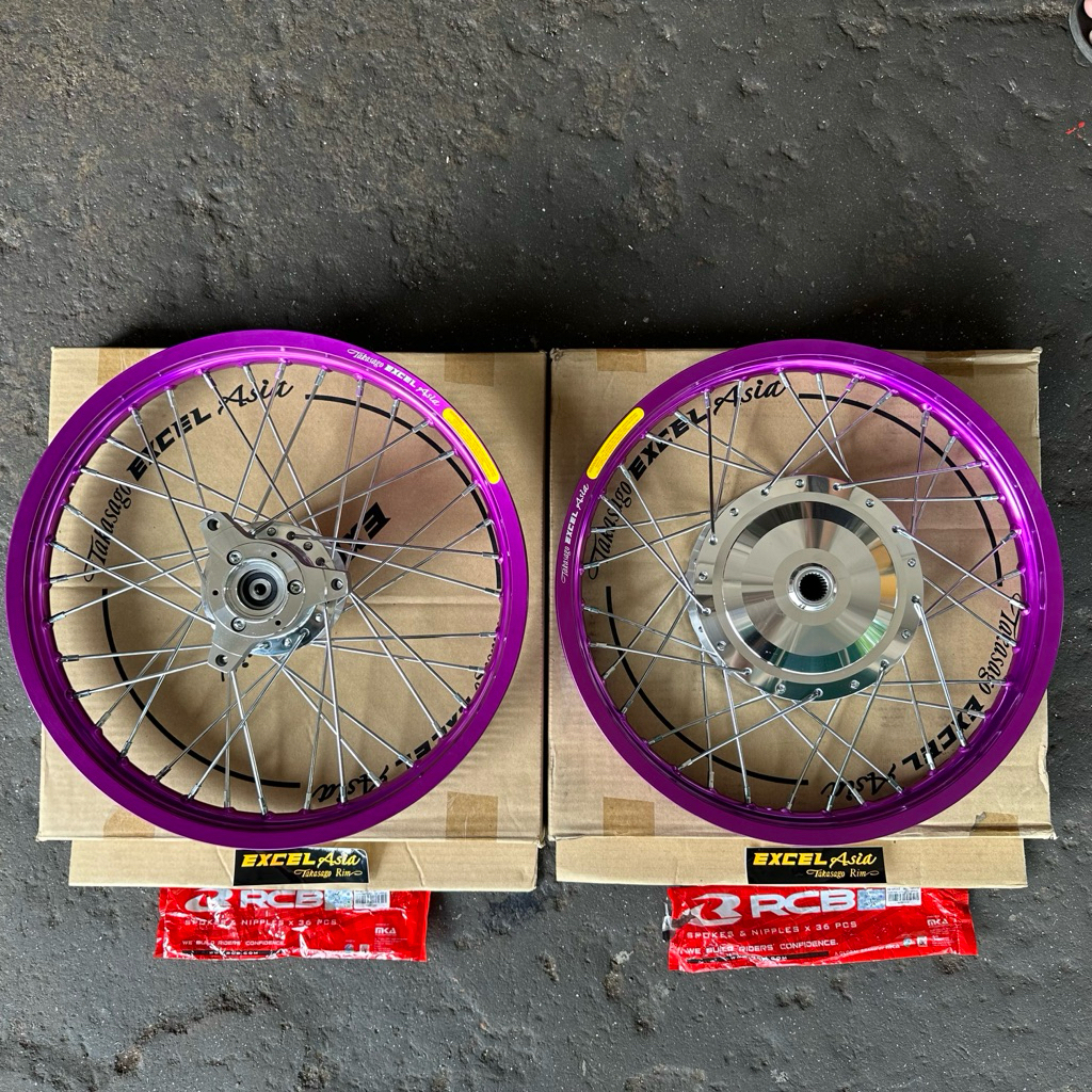NVX155/AEROX155 RIM TAKASAGO EXCEL ASIA ALLOY RIM1.6X17 LIDI(RCB)HUB ...