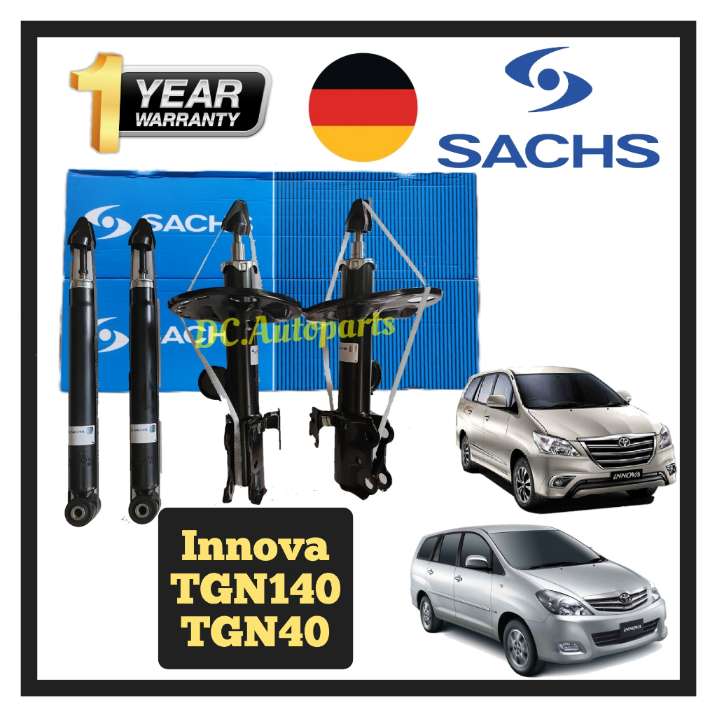 (WARRANTY 1YEAR) SACHS SHOCK ABSORBER TOYOTA INNOVA TGN40 TGN140 FRONT ...