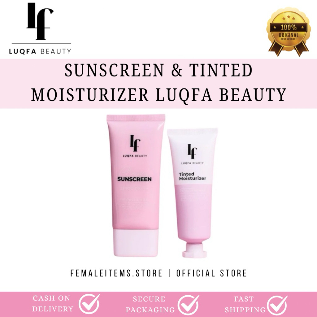 SUNSCREEN & TINTED MOISTURIZER BY LUQFA BEAUTY 💯 ORIGINAL HQ | Shopee ...