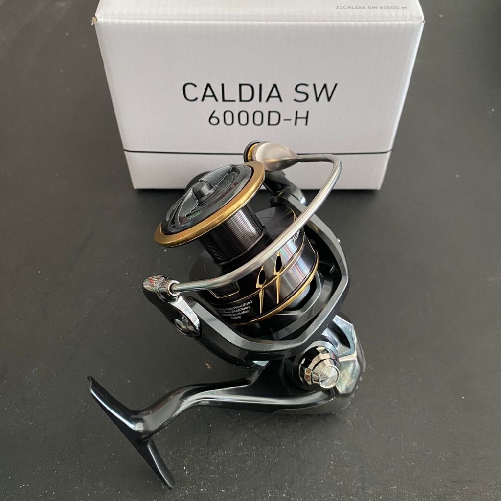 Moulinet Daiwa Spinning 22 Caldia SW 14000-H (5788) – Neuf, 15 Kg De Frein