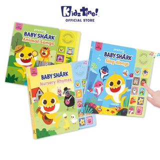 Kidztime x Pinkfong Baby Shark Music Book Children Press Sound Book English Songs Children's Early Learning Books