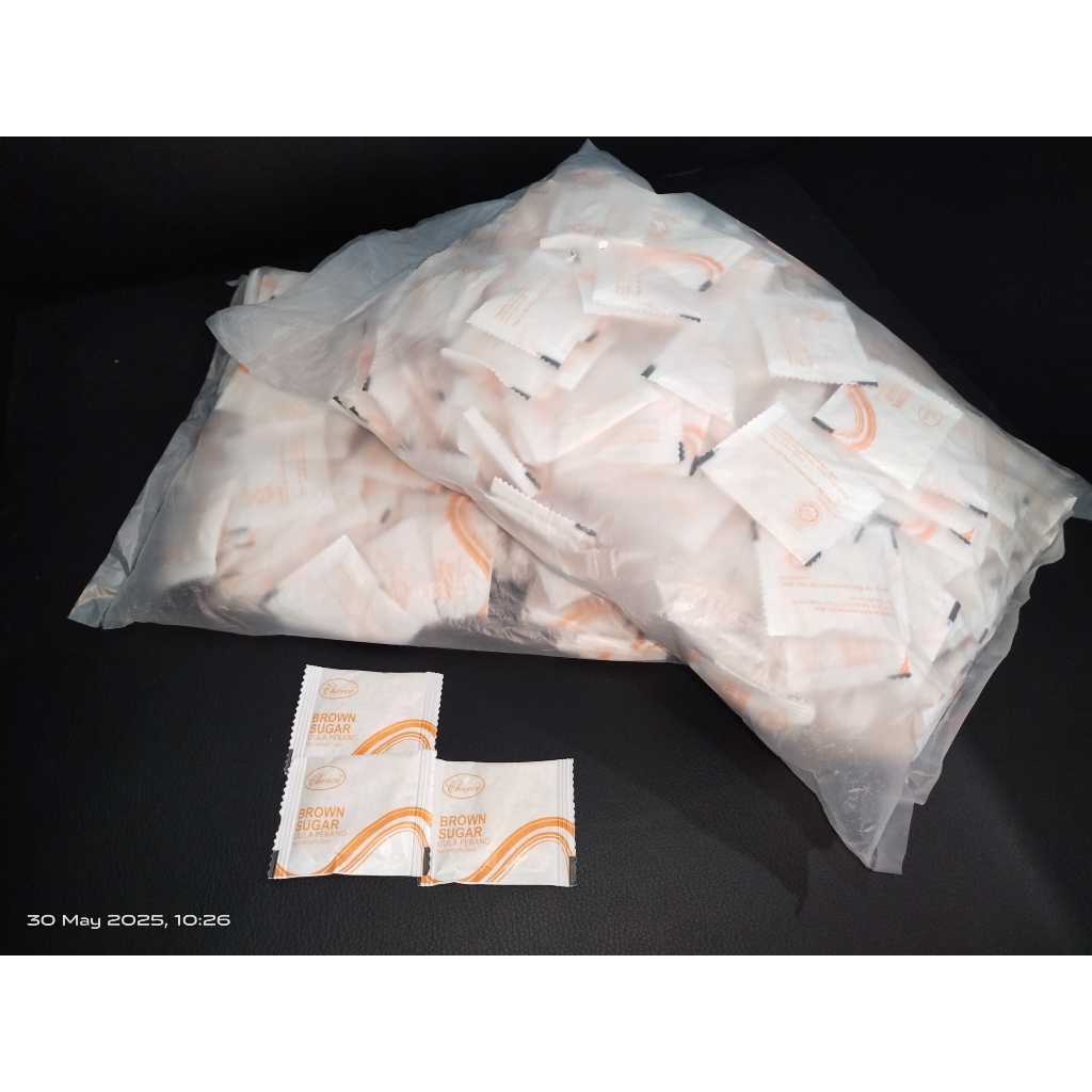 Sachet Gula Brown 5gm (Brown Sugar Sachet 5 gms) | Shopee Malaysia